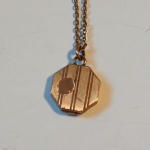Vintage Childs(?) Gold Filled Locket Necklace